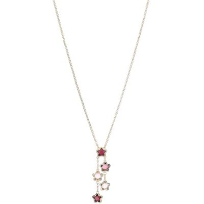 THUN Collana pioggia di stelle 40-42,5-45cm / pend 5,2Hcm • Parti metalliche: ottone o zama galvanizzato con oro o palladio, titanio. • Altri materiali: vetro, resina, pietre THUN Collana pioggia di stelle 40-42,5-45cm / pend 5,2Hcm • Parti metalliche: ottone o zama galvanizzato con oro o palladio, titanio. • Altri materiali: vetro, resina, pietre