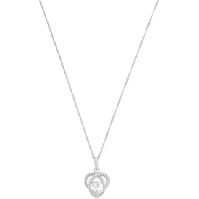 amor Collana con ciondolo in argento sterling 925, con zirconi sintetici, 45 cm, colore: bianco, cuore, in confezione regalo, 45, Argento sterling, Zirconia cubica amor Collana con ciondolo in argento sterling 925, con zirconi sintetici, 45 cm, colore: bianco, cuore, in confezione regalo, 45, Argento sterling, Zirconia cubica