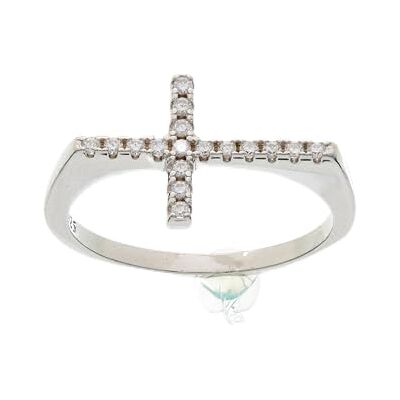 Brilio Silver Anello Shiny Women's Ring with Clear Zircons RI017W Circuito: 54 mm Marca, Estándar, Metallo Non prezioso, Nessuna Pietra preziosa Brilio Silver Anello Shiny Women's Ring with Clear Zircons RI017W Circuito: 54 mm Marca, Estándar, Metallo Non prezioso, Nessuna Pietra preziosa