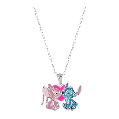 Disney Collana Lilo & Stitch in Argento per Ragazze, 45cm Disney Collana Lilo & Stitch in Argento per Ragazze, 45cm