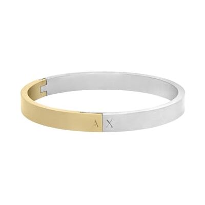 Armani Bracciale da Uomo Bicolore in Acciaio Inox, Armani Bracciale da Uomo Bicolore in Acciaio Inox,