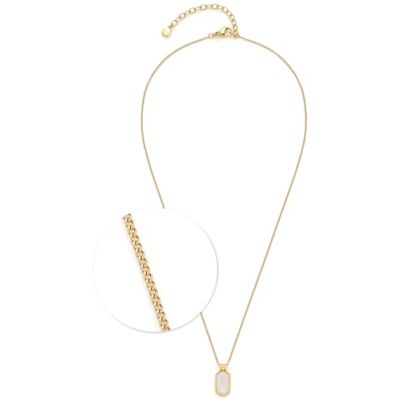JEWELS BY LEONARDO , collana Ciao Tally, catena corta in acciaio inox dorato, ciondolo ovale in madreperla mobile, lunghezza 42-47 cm, gioiello regalo per donne • , 42 cm, Acciaio inossidabile, JEWELS BY LEONARDO , collana Ciao Tally, catena corta in acciaio inox dorato, ciondolo ovale in madreperla mobile, lunghezza 42-47 cm, gioiello regalo per donne • , 42 cm, Acciaio inossidabile,