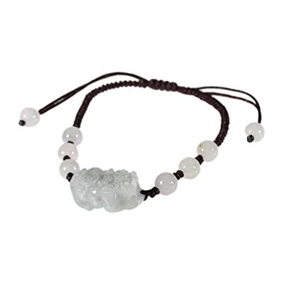 lachineuse BRACCIALE IN JADE PIXIU, Taglia unica, Cotone Cotone giada, Giada lachineuse BRACCIALE IN JADE PIXIU, Taglia unica, Cotone Cotone giada, Giada