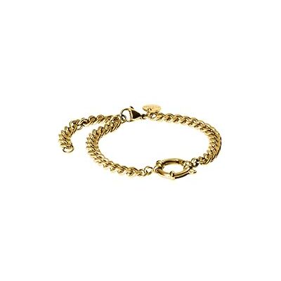 Purelei Bold Charm Bracciale – Grande catena a maglia barbazzale con chiusura a charm – Acciaio inossidabile placcato oro 14 K, oro rosa o argento – 16/18/20 cm – 6,6 mm di larghezza – combinabile con Purelei Bold Charm Bracciale – Grande catena a maglia barbazzale con chiusura a charm – Acciaio inossidabile placcato oro 14 K, oro rosa o argento – 16/18/20 cm – 6,6 mm di larghezza – combinabile con