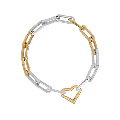 iXXXi Connect Bracciale composito Sandra Silver 22cm, 22cm, Acciaio inossidabile, Nessuna pietra preziosa iXXXi Connect Bracciale composito Sandra Silver 22cm, 22cm, Acciaio inossidabile, Nessuna pietra preziosa