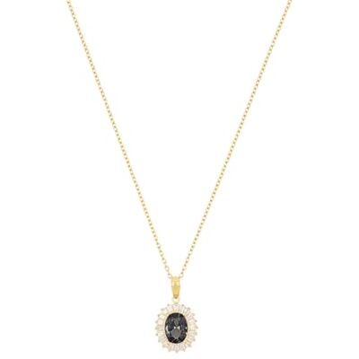 amor Collana con ciondolo in argento sterling 925, con zirconi sintetici, 42 + 3 cm, grigio, in confezione regalo, , 42+3, Argento sterling, Zirconi sintetici. amor Collana con ciondolo in argento sterling 925, con zirconi sintetici, 42 + 3 cm, grigio, in confezione regalo, , 42+3, Argento sterling, Zirconi sintetici.