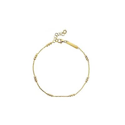 SINGULARU Bracciale da donna Triple Dots Argento Placcato Oro L'argento sterling placcato in oro 8 kt conferisce eleganza con un design a tre sfere. SINGULARU Bracciale da donna Triple Dots Argento Placcato Oro L'argento sterling placcato in oro 8 kt conferisce eleganza con un design a tre sfere.
