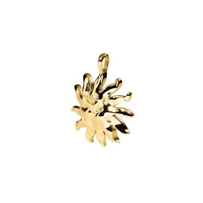 Purelei Iconic Sun Charm – Ciondolo con superficie strutturata – Acciaio inossidabile placcato oro 14 K/18 K – 29,5 x 36,6 mm – Combinabile con collane e bracciali – Impermeabile Purelei Iconic Sun Charm – Ciondolo con superficie strutturata – Acciaio inossidabile placcato oro 14 K/18 K – 29,5 x 36,6 mm – Combinabile con collane e bracciali – Impermeabile