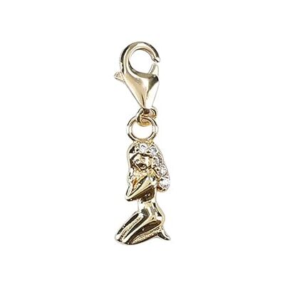 Depesche Charms Express Yourself-Ciondolo per collane e bracciali, Vergine, Placcato Oro, Come Piccolo Regalo, Multicolore Depesche Charms Express Yourself-Ciondolo per collane e bracciali, Vergine, Placcato Oro, Come Piccolo Regalo, Multicolore