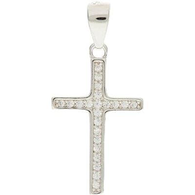 Brilio Silver Anello Glittering Silver Cross Pendant CRS024 Marca Brilio Silver Anello Glittering Silver Cross Pendant CRS024 Marca