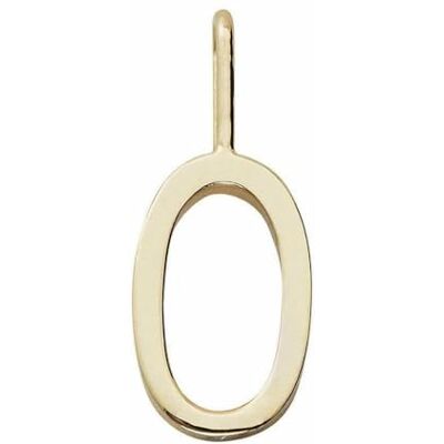 Design Letters Archetipo lettera 10mm, A-Z (oro) O Design Letters Archetipo lettera 10mm, A-Z (oro) O