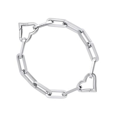 iXXXi Connect Bracciale composito Benja Argento 19.5cm, 19.5cm, Acciaio inossidabile, Nessuna pietra preziosa iXXXi Connect Bracciale composito Benja Argento 19.5cm, 19.5cm, Acciaio inossidabile, Nessuna pietra preziosa