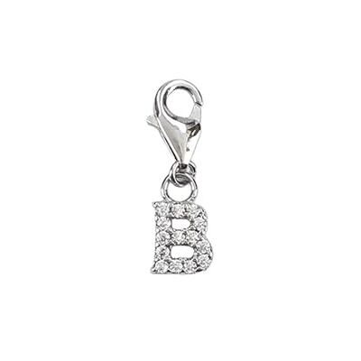 Depesche Charms Express Yourself Ciondolo per collane e bracciali, Lettera B, Placcato Argento, Come Piccolo Regalo Depesche Charms Express Yourself Ciondolo per collane e bracciali, Lettera B, Placcato Argento, Come Piccolo Regalo