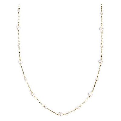 SINGULARU Collana Pearl & Pearls. Argento Sterling 925 con Placcatura Oro 8Kt e Perle. Catena Misura Unica. Gioielli da Donna SINGULARU Collana Pearl & Pearls. Argento Sterling 925 con Placcatura Oro 8Kt e Perle. Catena Misura Unica. Gioielli da Donna