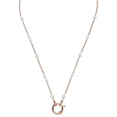 Purelei Collana con ciondolo con perle catena regolabile in acciaio inox con perle di conchiglia Combinabile individualmente con charms Look elegante per tutti i giorni e momenti speciali Purelei Collana con ciondolo con perle catena regolabile in acciaio inox con perle di conchiglia Combinabile individualmente con charms Look elegante per tutti i giorni e momenti speciali