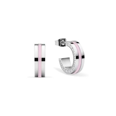 BERING Women's Stainless Steel Hoop Earrings BERING Women's Stainless Steel Hoop Earrings