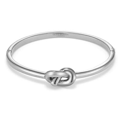 Burton Braccialetto Rigido da Donna Collezione LOVER'S KNOT in Acciaio Inossidabile con un Charm Burton Braccialetto Rigido da Donna Collezione LOVER'S KNOT in Acciaio Inossidabile con un Charm