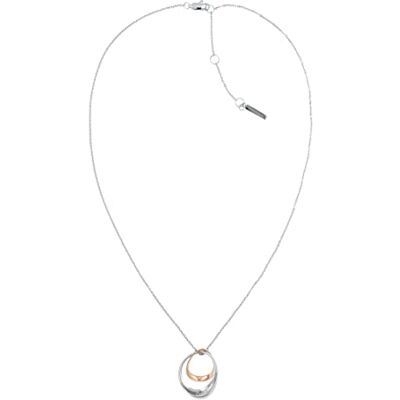 Calvin Klein Collana da Donna Collezione WARPED RINGS in Acciaio Inossidabile con un Charm Calvin Klein Collana da Donna Collezione WARPED RINGS in Acciaio Inossidabile con un Charm