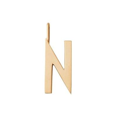 Design Letters Charm Archetipo 16mm Oro A-Z-N, Metallo, Taglia unica Design Letters Charm Archetipo 16mm Oro A-Z-N, Metallo, Taglia unica
