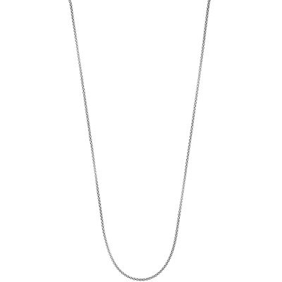 Engelsrufer Collana coreana da donna in argento sterling, chiusura a moschettone, regolabile in due lunghezze, senza nichel, lunghezza: 70 cm, 70 cm, Argento sterling, Nessuna pietra preziosa Engelsrufer Collana coreana da donna in argento sterling, chiusura a moschettone, regolabile in due lunghezze, senza nichel, lunghezza: 70 cm, 70 cm, Argento sterling, Nessuna pietra preziosa