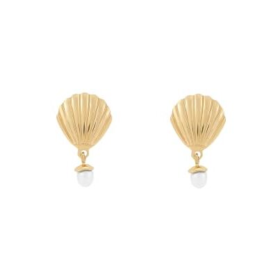 Skagen Moderne Ikon Orecchini da donna in acciaio inox color oro Skagen Moderne Ikon Orecchini da donna in acciaio inox color oro