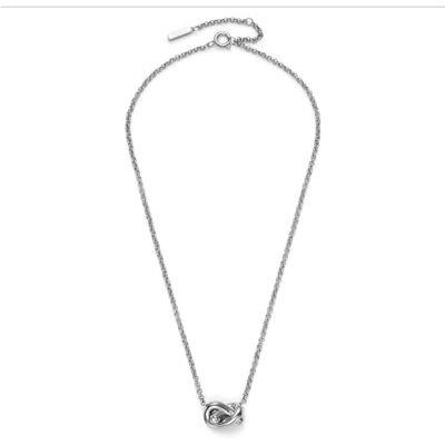 Burton Collana da Donna Collezione LOVER'S KNOT in Acciaio Inossidabile con un Charm Burton Collana da Donna Collezione LOVER'S KNOT in Acciaio Inossidabile con un Charm