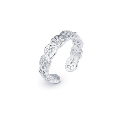 Amberta Anello Piede per Donna in Argento Sterling 925 Regolabile Gioielli Estivi Donna Onda Cuore Fiore Delfino Corona Amberta Anello Piede per Donna in Argento Sterling 925 Regolabile Gioielli Estivi Donna Onda Cuore Fiore Delfino Corona