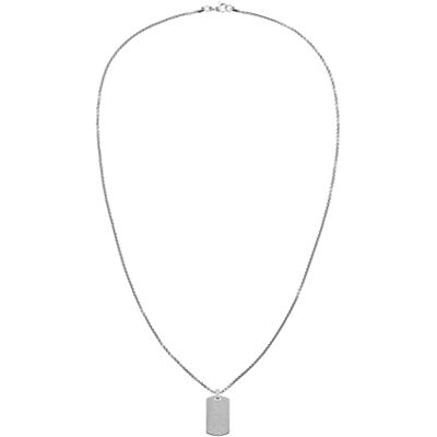 Tommy Hilfiger Jewelry Collana con Pendente da Uomo in Acciaio Inossidabile Tommy Hilfiger Jewelry Collana con Pendente da Uomo in Acciaio Inossidabile