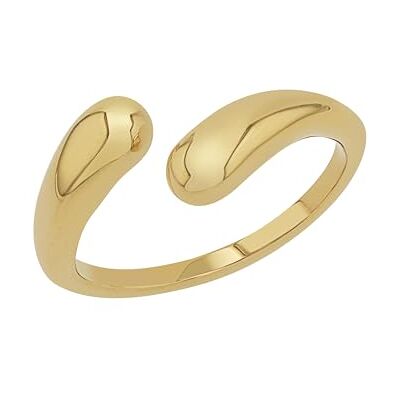 s.Oliver Ring Anelli da Donna in Acciaio Inossidabile, oro, in confezione regalo, s.Oliver Ring Anelli da Donna in Acciaio Inossidabile, oro, in confezione regalo,