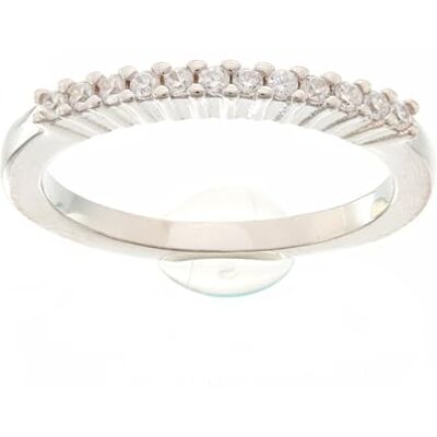Beneto Anello Silver Ring with AGG187 Crystals Circuit: 52 mm Marca, Estándar, Metallo Non prezioso, Nessuna Pietra preziosa Beneto Anello Silver Ring with AGG187 Crystals Circuit: 52 mm Marca, Estándar, Metallo Non prezioso, Nessuna Pietra preziosa