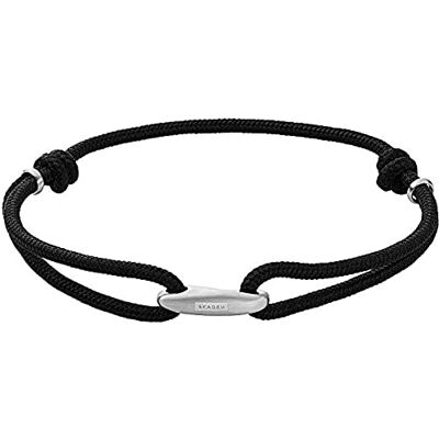 Skagen Bracciale Da Uomo Hulsten, Lunghezza Interna: 188 mm Bracciale In Nylon Nero, Skagen Bracciale Da Uomo Hulsten, Lunghezza Interna: 188 mm Bracciale In Nylon Nero,