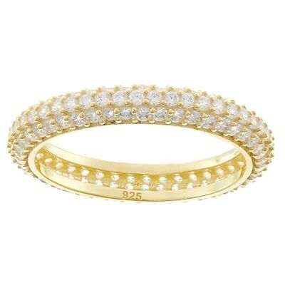 Brilio Silver Anello Sparkling Gold-Plated Ring with Clear Zircons RI093Y Circuit: 58 mm Marca, Estándar, Metallo Non prezioso, Nessuna Pietra preziosa Brilio Silver Anello Sparkling Gold-Plated Ring with Clear Zircons RI093Y Circuit: 58 mm Marca, Estándar, Metallo Non prezioso, Nessuna Pietra preziosa