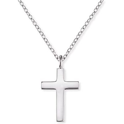 Engelsrufer Collana con croce in argento per donna in argento sterling 925 Engelsrufer Collana con croce in argento per donna in argento sterling 925