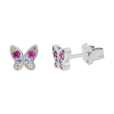 TOM TAILOR Orecchini da Ragazza in Argento 925 con Zircone Orecchino a Perno a Farfalla TT-E0030 TOM TAILOR Orecchini da Ragazza in Argento 925 con Zircone Orecchino a Perno a Farfalla TT-E0030