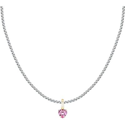 Morellato Collana Donna Cuore in Acciaio, Zirconi, Collezione DROPS, Regalo Donna SCZ1355 Morellato Collana Donna Cuore in Acciaio, Zirconi, Collezione DROPS, Regalo Donna SCZ1355
