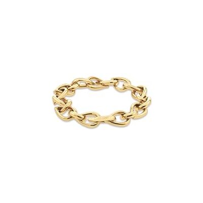 Calvin Klein Bracciale a Maglie da Donna Collezione SCULPTURED DROPS in Acciaio Inossidabile con placcatura ionica Oro Giallo Calvin Klein Bracciale a Maglie da Donna Collezione SCULPTURED DROPS in Acciaio Inossidabile con placcatura ionica Oro Giallo