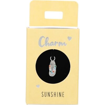 Depesche Charm Flipflop, Ciondolo Argentato per collane, bracciali e Orecchini, Ideale Come Piccolo Regalo Depesche Charm Flipflop, Ciondolo Argentato per collane, bracciali e Orecchini, Ideale Come Piccolo Regalo