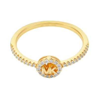 Michael Kors anelli di fidanzamento da Donna con pietra semipreziosa,Oro beige,5 Michael Kors anelli di fidanzamento da Donna con pietra semipreziosa,Oro beige,5