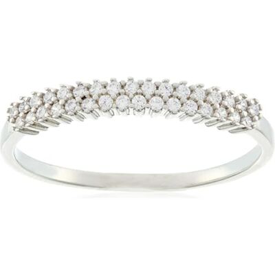 Beneto Anello Beautiful Silver Ring with Clear Zircons AGG408 Circuito: 60 mm Marca, Estándar, Metallo Non prezioso, Nessuna Pietra preziosa Beneto Anello Beautiful Silver Ring with Clear Zircons AGG408 Circuito: 60 mm Marca, Estándar, Metallo Non prezioso, Nessuna Pietra preziosa