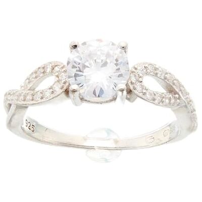 Beneto Anello Silver Glittering Ring AGG204 Circuito: 60 mm Marca, Estándar, Metallo Non prezioso, Nessuna Pietra preziosa Beneto Anello Silver Glittering Ring AGG204 Circuito: 60 mm Marca, Estándar, Metallo Non prezioso, Nessuna Pietra preziosa