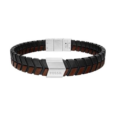 Fossil Jewelry Uomo Bracciale in pelle multicolore, Fossil Jewelry Uomo Bracciale in pelle multicolore,