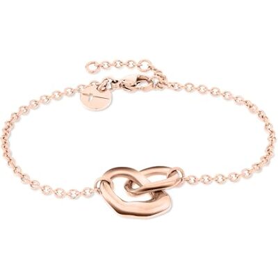 Tamaris Bracciale in acciaio inox IP oro rosa, 21 cm, Acciaio inossidabile, Nessuna pietra preziosa Tamaris Bracciale in acciaio inox IP oro rosa, 21 cm, Acciaio inossidabile, Nessuna pietra preziosa