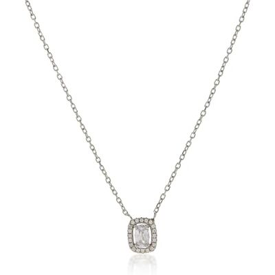 Brilio Silver Collana Beautiful Silver Necklace with Zircons NCL127W Marca Brilio Silver Collana Beautiful Silver Necklace with Zircons NCL127W Marca
