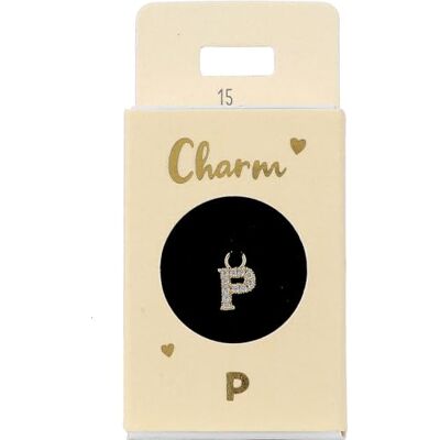 Depesche Charm Lettera P, Pendente Placcato Oro per collane, bracciali e Orecchini, Ideale Come Piccolo Regalo, Multicolore, Normal Depesche Charm Lettera P, Pendente Placcato Oro per collane, bracciali e Orecchini, Ideale Come Piccolo Regalo, Multicolore, Normal