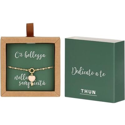 THUN Collana girocollo pendente cuore chiave THUN Collana girocollo pendente cuore chiave