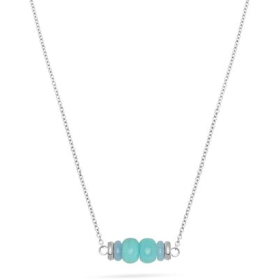 Tamaris Gioielli Collana Per Donne In Acciaio Inossidabile Con Colorati Pietre, Estivo E Elegantee Pezzi Di Gioielleria, Impermeabile In Acciaio Inossidabile Tamaris Gioielli Collana Per Donne In Acciaio Inossidabile Con Colorati Pietre, Estivo E Elegantee Pezzi Di Gioielleria, Impermeabile In Acciaio Inossidabile