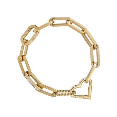 iXXXi Connect Bracciale composito Charlotte Gold 17.5cm, 17.5cm, Acciaio inossidabile, Nessuna pietra preziosa iXXXi Connect Bracciale composito Charlotte Gold 17.5cm, 17.5cm, Acciaio inossidabile, Nessuna pietra preziosa