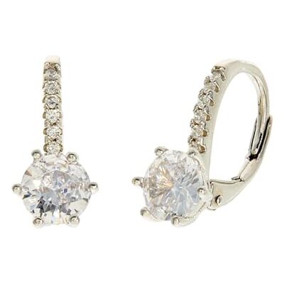 Brilio Silver Orecchini Sparkling Silver Earrings with Zircons EA367W/EA389W Dimensioni: 1,6 x 0,6 cm Marca, Estándar, Metallo Non prezioso, Nessuna Pietra preziosa Brilio Silver Orecchini Sparkling Silver Earrings with Zircons EA367W/EA389W Dimensioni: 1,6 x 0,6 cm Marca, Estándar, Metallo Non prezioso, Nessuna Pietra preziosa