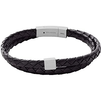 Skagen Bracciale Da Uomo Hulsten, Lunghezza: 185 mm Bracciale In Acciaio Inossidabile Argento, Skagen Bracciale Da Uomo Hulsten, Lunghezza: 185 mm Bracciale In Acciaio Inossidabile Argento,