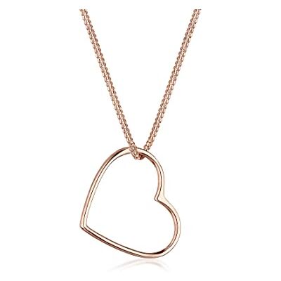 Elli Collana Donna Ciondolo Cuore Filigrana in Argento Sterling 925 Elli Collana Donna Ciondolo Cuore Filigrana in Argento Sterling 925